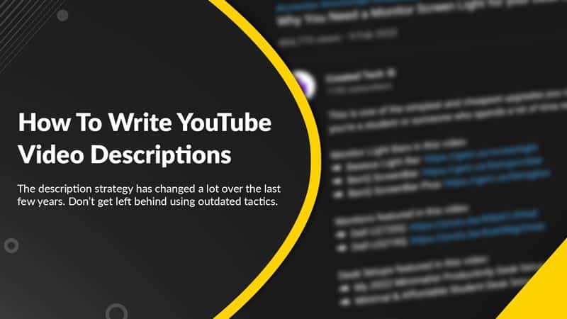 How To Write Youtube Video Descriptions